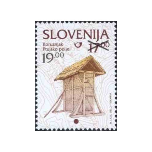 1 عدد تمبر سری پستی اسلوونی ، مینیاتور اروپا - سورشارژ - اسلوونی 2000