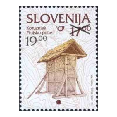 1 عدد تمبر سری پستی اسلوونی ، مینیاتور اروپا - سورشارژ - اسلوونی 2000