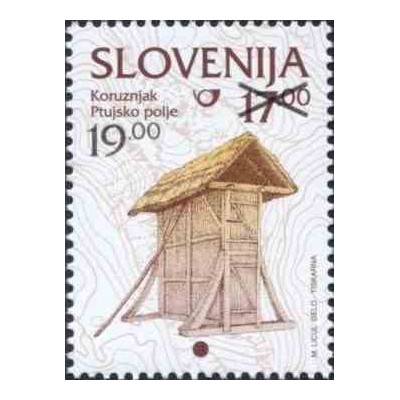 1 عدد تمبر سری پستی اسلوونی ، مینیاتور اروپا - سورشارژ - اسلوونی 2000