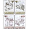 4 عدد تمبر قلعه ها و ملکهای اربابی - اسلوونی 2000