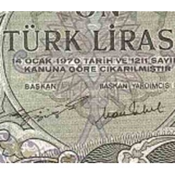 اسکناس 10 لیر - ترکیه 1970