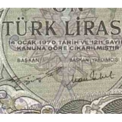 اسکناس 10 لیر - ترکیه 1970