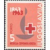 1 عدد تمبر صلیب سرخ - یوگوسلاوی 1963
