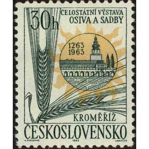 1 عدد تمبر نمایشگاه بین المللی کشاورزی - چک اسلواکی 1963
