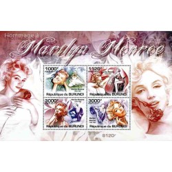 سونیرشیت یادبود مرلین مونرو - هنرپیشه سینما - بروندی 2011  قیمت 11.3 دلار