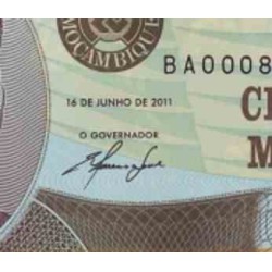 اسکناس پلیمر 50 متیکا - موزامبیک 2011