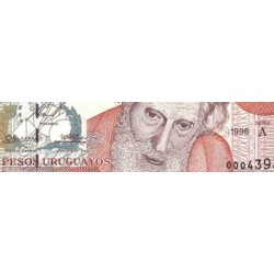 اسکناس 5 پزو - اورگوئه 1998