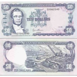 اسکناس 10 دلار - جامائیکا 1994 تاریخ  01.03.1994