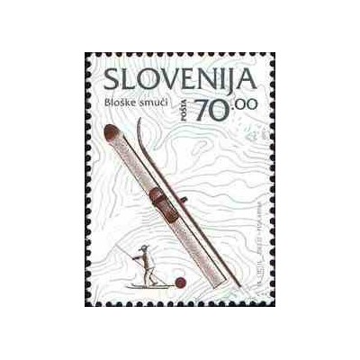 1 عدد تمبر سری پستی -اسلوونی اروپا در سایز مینیاتوری - اسلوونی 1995