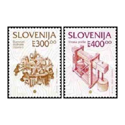 2 عدد تمبر سری پستی -اسلوونی اروپا در سایز مینیاتوری - اسلوونی 1994 قیمت 10 دلار