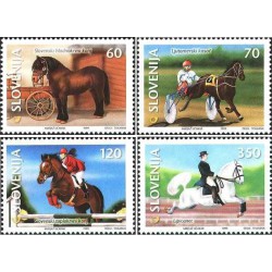 4 عدد تمبر اسبها - اسلوونی 1999 قیمت 5.5 دلار