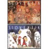 2 عدد تمبر کریستمس و سال نو - اسلوونی 1998