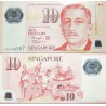 اسکناس پلیمر 10 دلار - سنگاپور 2018 با دو علامت پشت زیر کلمه Sport - سفارشی - توضیحات را ببینید