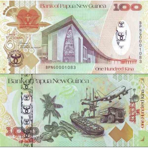 اسکناس 100 کینا - یادبود 35مین سالگرد تاسیس بانک پاپوا - پاپوا گینه نو 2008 سفارشی - توضیحات را ببینید اسکناس 100 کینا - یادبود 35مین سالگرد تاسیس بانک پاپوا - پاپوا گینه نو 2008 سفارشی - توضیحات را ببینید