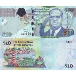 اسکناس 10 دلار - باهاماس 2009 سفارشی - توضیحات را ببینید