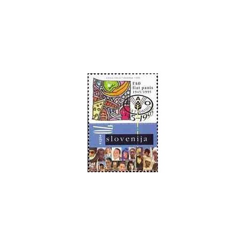 1 عدد تمبر پنجاهمین سالگرد فائو - سازمان جهانی غذا و کشاورزی- FAO - اسلوونی 1995 1 عدد تمبر پنجاهمین سالگرد فائو - سازمان جهانی غذا و کشاورزی- FAO - اسلوونی 1995