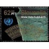 1 عدد تمبر اولین سالروز پذیرش در سازمان ملل - اسلوونی 1993