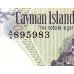 اسکناس 1 دلار - جزایر کایمن 1974 پرفیکس سریال A/6 - سفارشی - توضیحات را ببینید