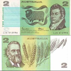 اسکناس 2 دلار - استرالیا 1985 سفارشی - توضیحات را ببینید