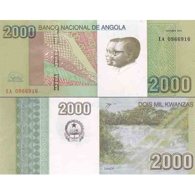 اسکناس 2000 کوانزا - آنگولا 2012 سفارشی - توضیحات را ببینید