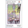 1 عدد تمبر جشنهای اقوام - ایتالیا 1988