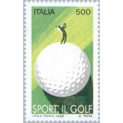 1 عدد تمبر گلف - ایتالیا 1988