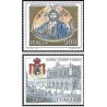 2 عدد تمبر میراث هنری - ایتالیا 1987