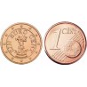 سکه 1 سنت یورو - مس روکش فولاد - اتریش 2004 غیر بانکی