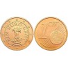 سکه 1 سنت یورو - مس روکش فولاد - اتریش 2002 غیر بانکی