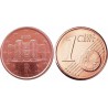 سکه 1 سنت یورو - مس روکش فولاد - ایتالیا 2016 غیر بانکی