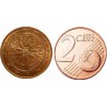 سکه 2 سنت یورو - مس روکش فولاد - اتریش 2014 غیر بانکی