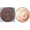 سکه 2 سنت یورو - مس روکش فولاد - اتریش 2009 غیر بانکی