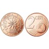 سکه 2 سنت یورو - مس روکش فولاد - اتریش 2002 غیر بانکی