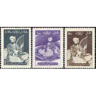 1086 - تمبر هزاروصدمین سال تولد رودکی  1337 تک