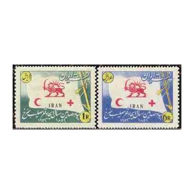 1089 - تمبر صدمین سال صلیب سرخ  1338 تک