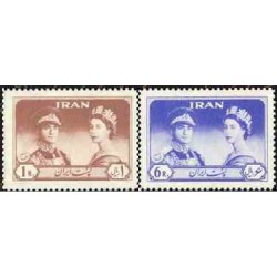 1127 - تمبر دیدار ملکه الیزابت دوم از ایران  1339 تک