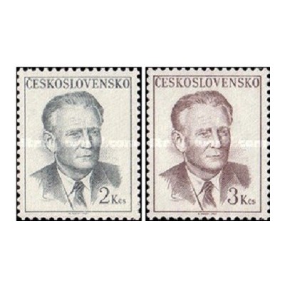 2 عدد  تمبر رئیس جمهور نووتنی - چک اسلواکی 1967 قیمت 3.4 دلار