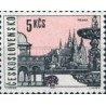 1 عدد  تمبر سری پستی - شهرهای چک - 5Kc  - چک اسلواکی 1965
