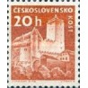 1 عدد  تمبر سری پستی  - قلعه های چکسلواکی - 20H - چک اسلواکی 1960