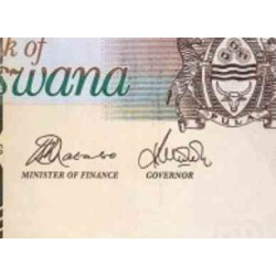 اسکناس 50 پولا - بوتسوانا 2014 سفارشی - توضیحات را ببینید