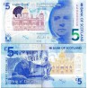 اسکناس هیبریدی 5 پوند استرلینگ - اسکاتلند 2016