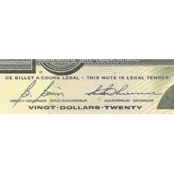 اسکناس 20 دلار - کانادا 1991 سفارشی - توضیحات را ببینید