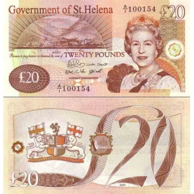 اسکناس 20 پوند - سنت هلن 2004 سفارشی
