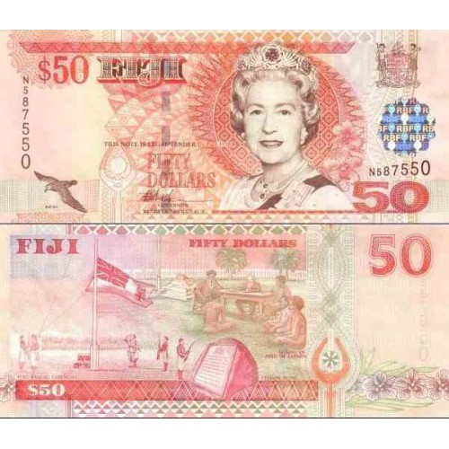اسکناس 50 دلار - فیجی 2002 سفارشی - تماس بگیرید اسکناس 50 دلار - فیجی 2002 سفارشی - تماس بگیرید