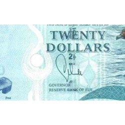 اسکناس 20 دلار - فیجی 2012 سفارشی