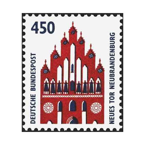 1 عدد تمبر سری پستی چشم اندازها - 450 فنیک - جمهوری فدرال آلمان 1992  قیمت 6.7 دلار