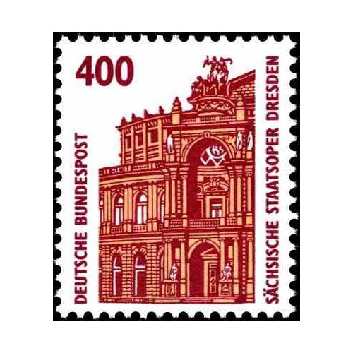 1 عدد تمبر سری پستی چشم اندازها - 400 فنیک - جمهوری فدرال آلمان 1991  قیمت 5.6 دلار