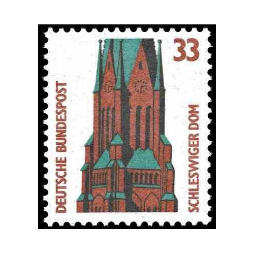 1 عدد تمبر سری پستی چشم اندازها - 33 فنیک - جمهوری فدرال آلمان 1989