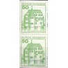 2 عدد تمبر سری پستی کاخها و قلعه ها - 50 فنیک - جفت بوکلتی - جمهوری فدرال آلمان 1980