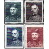 4 عدد  تمبر یازدهمین کنگره سوکول -Jindřich Vaníček - چک اسلواکی 1948